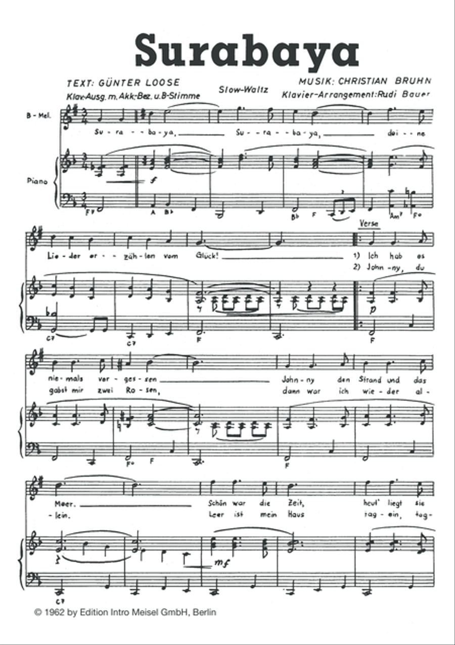 Surabaya Piano, Vocal scores gallery preview page 3