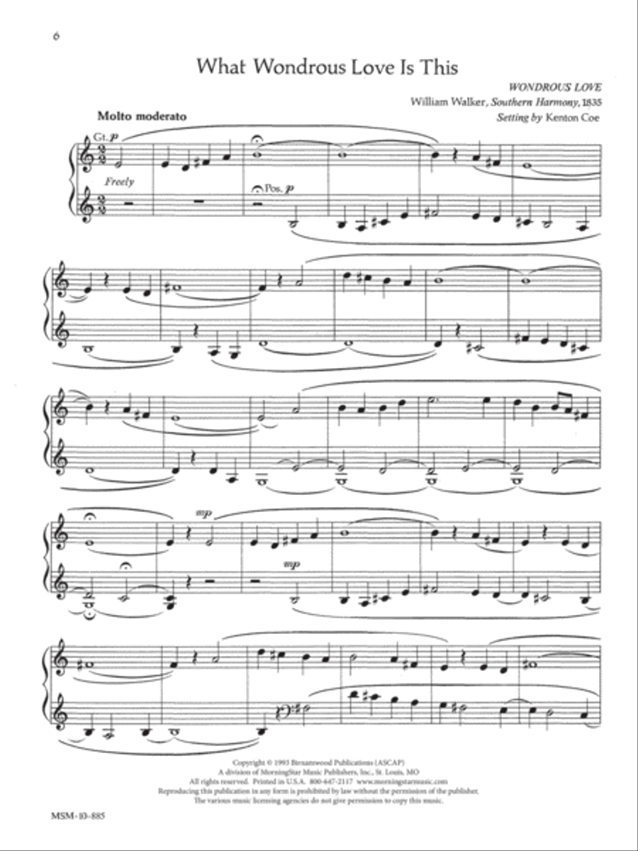 Three Organ Preludes on American Folk Hymns Organ scores gallery preview page 5