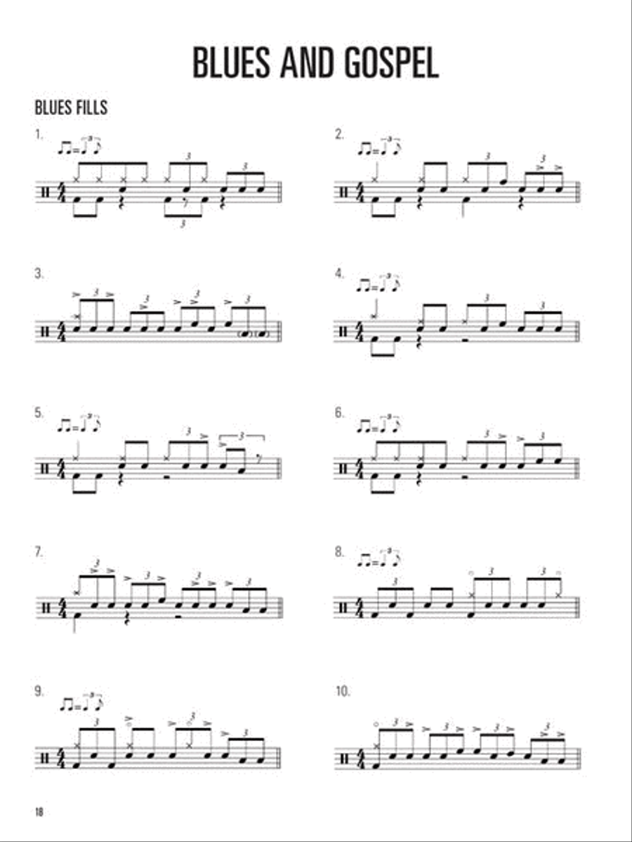 Hal Leonard Drumset Fills Percussion scores gallery preview page 4