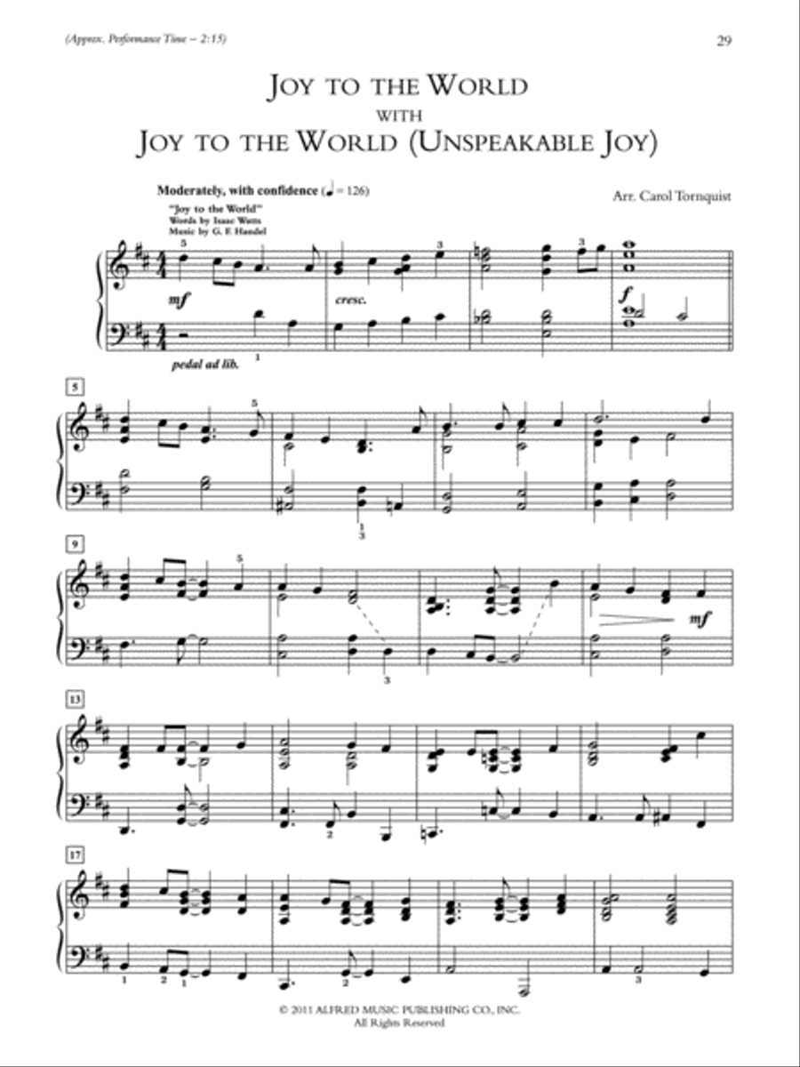 Medleys for Blended Worship -- Christmas Piano Solo scores gallery preview page 4