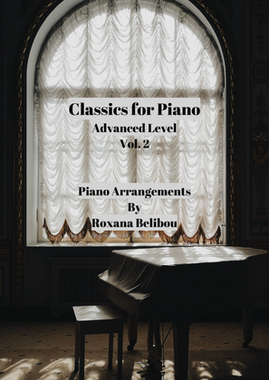 Book cover for Classics for Piano Advanced Level vol. II Sheet Collection