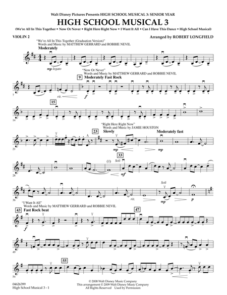 High School Musical 3 - Violin 2