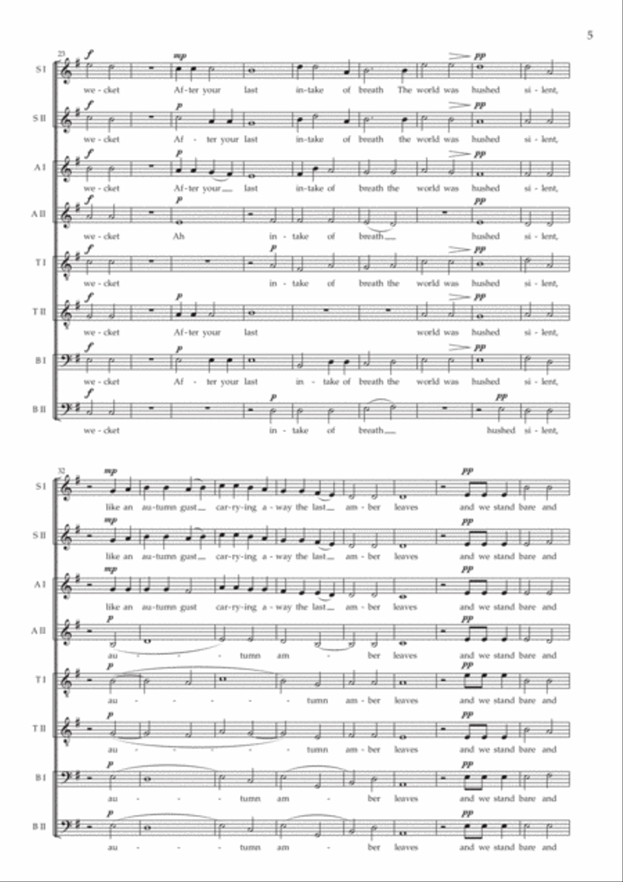 Heavenly Father SSAATTBB scores gallery preview page 4