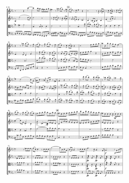 "Die Zauberflöte" for String Quartet, No.10, "Der, welcher wandert diese Straße voll Beschwerden" image number null