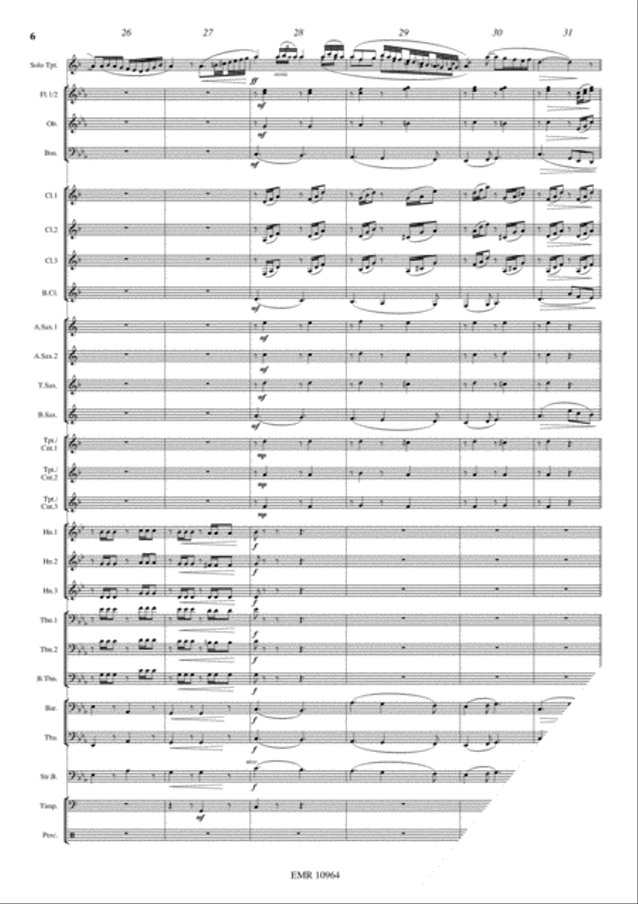 Japanese Folksongs Concert Band scores gallery preview page 6