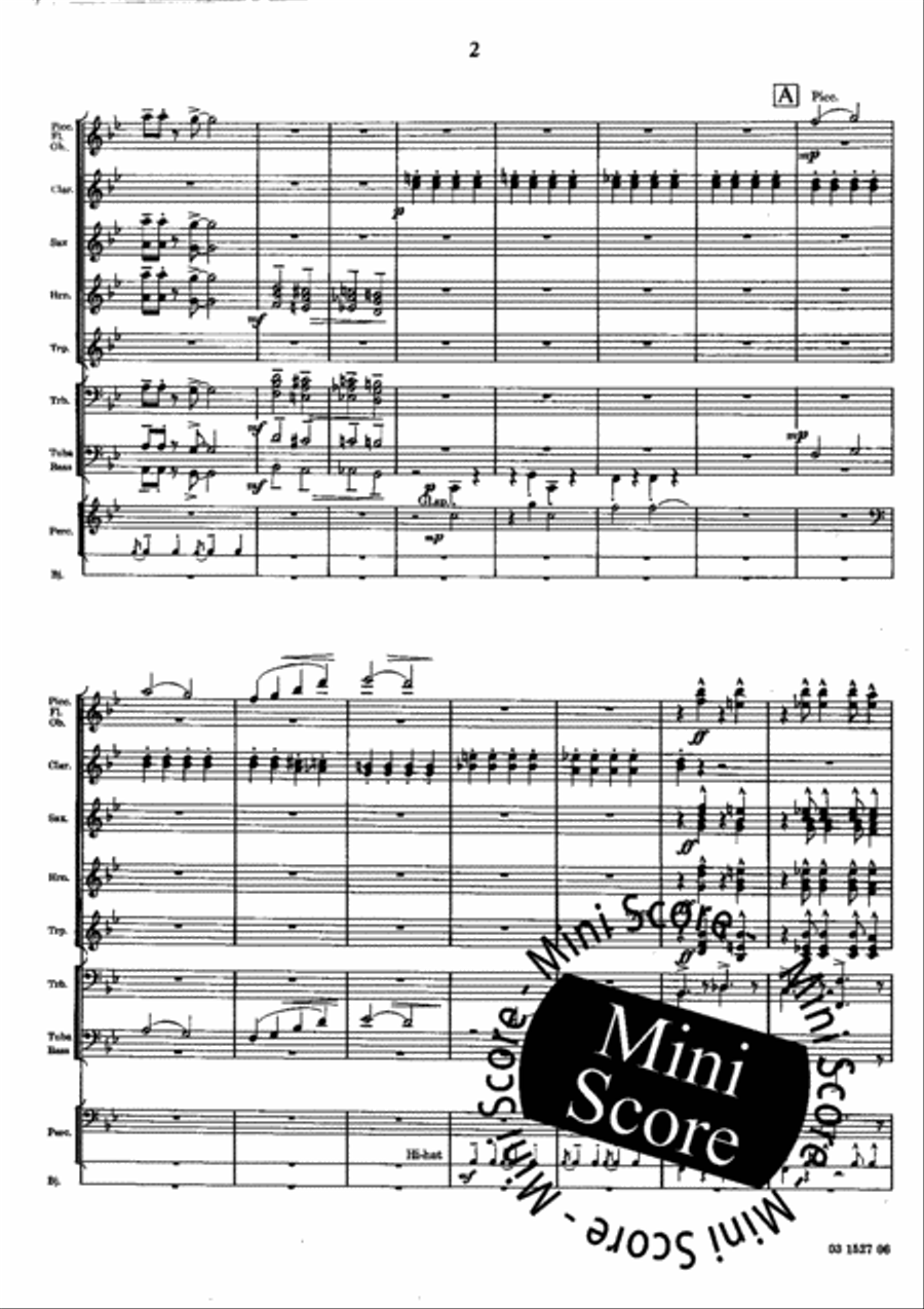 Sweet Carolina Charleston Concert Band scores gallery preview page 6