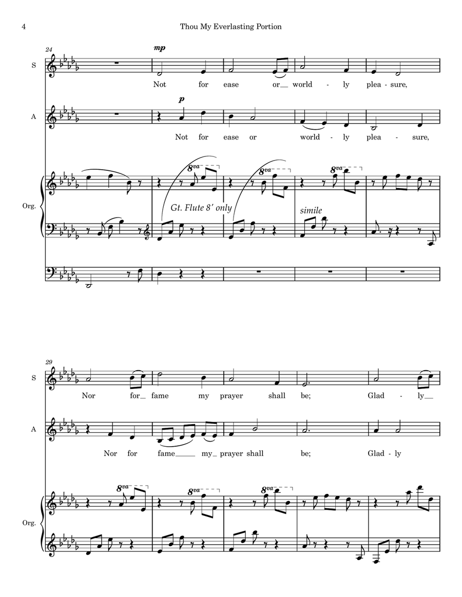 Thou My Everlasting Portion 3-Part scores gallery preview page 4