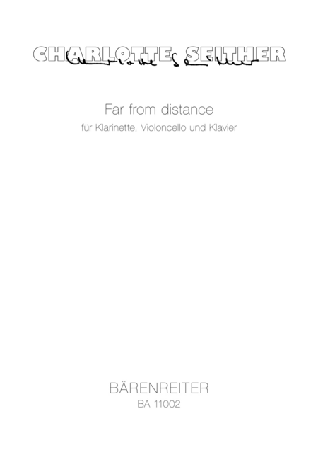 Far from distance for Clarinet, Violoncello and Piano