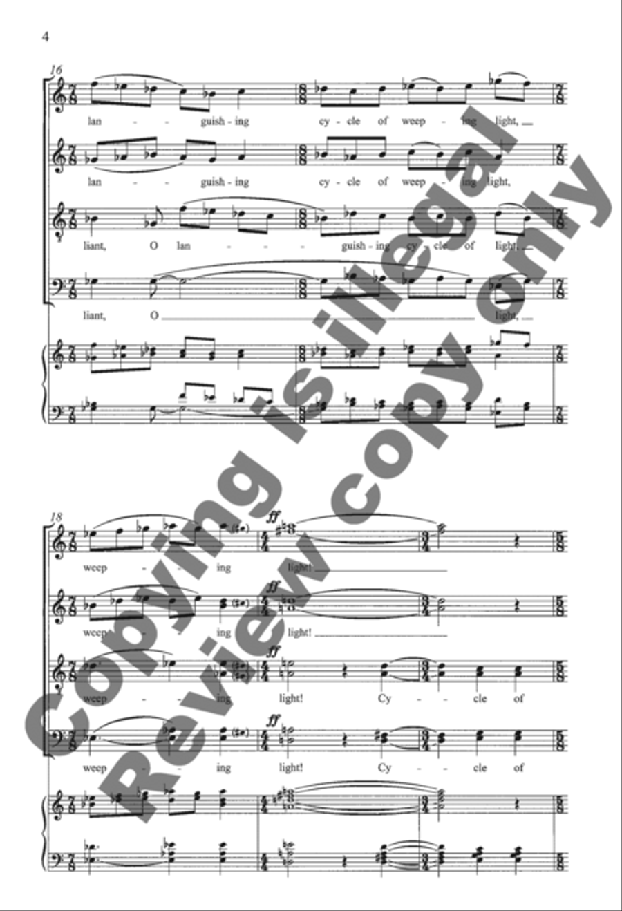 The Blue Estuaries: 2. I Saw Eternity Divisi scores gallery preview page 11
