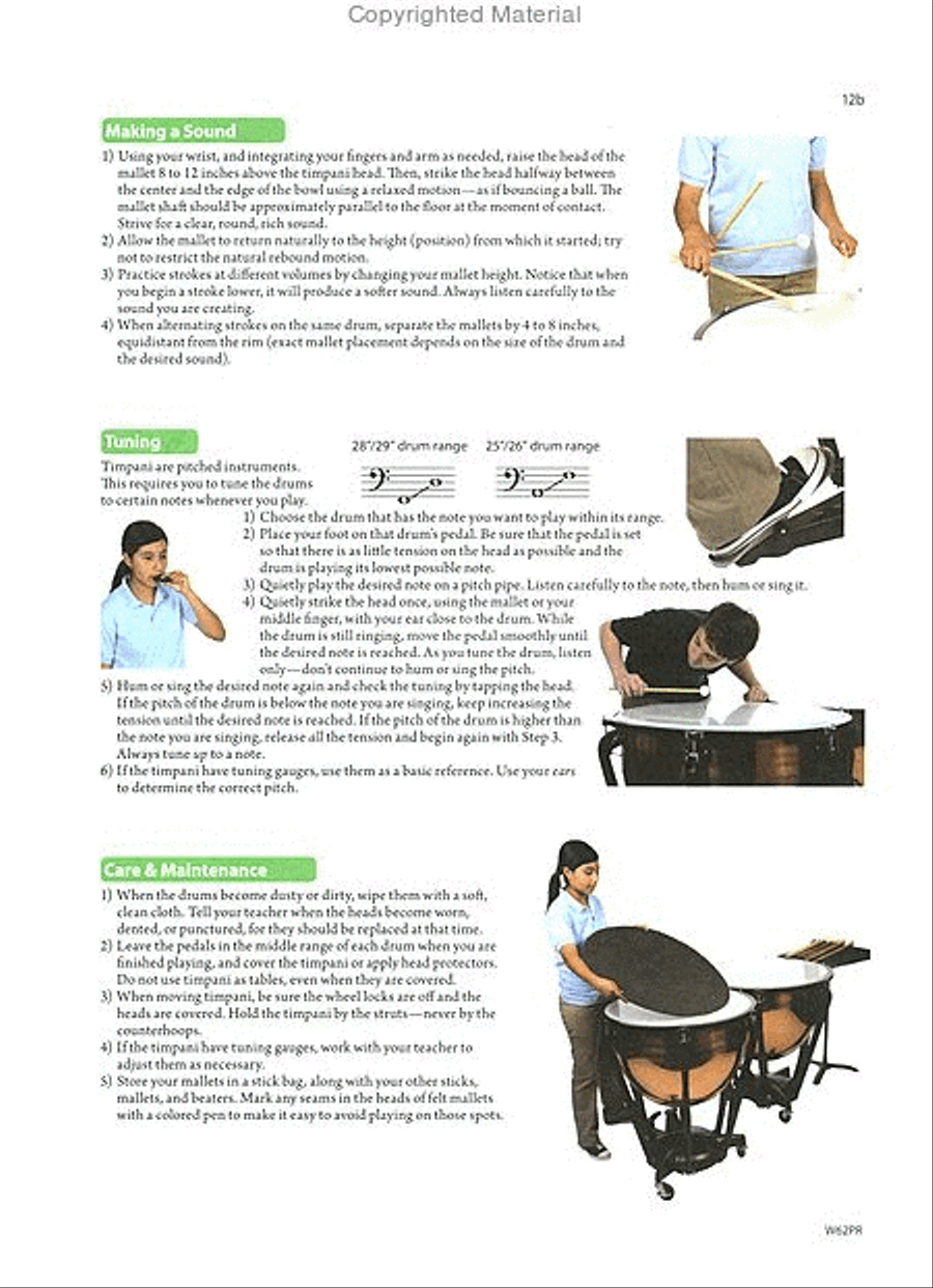 Tradition of Excellence Book 2 - Percussion Concert Band Methods scores gallery preview page 6