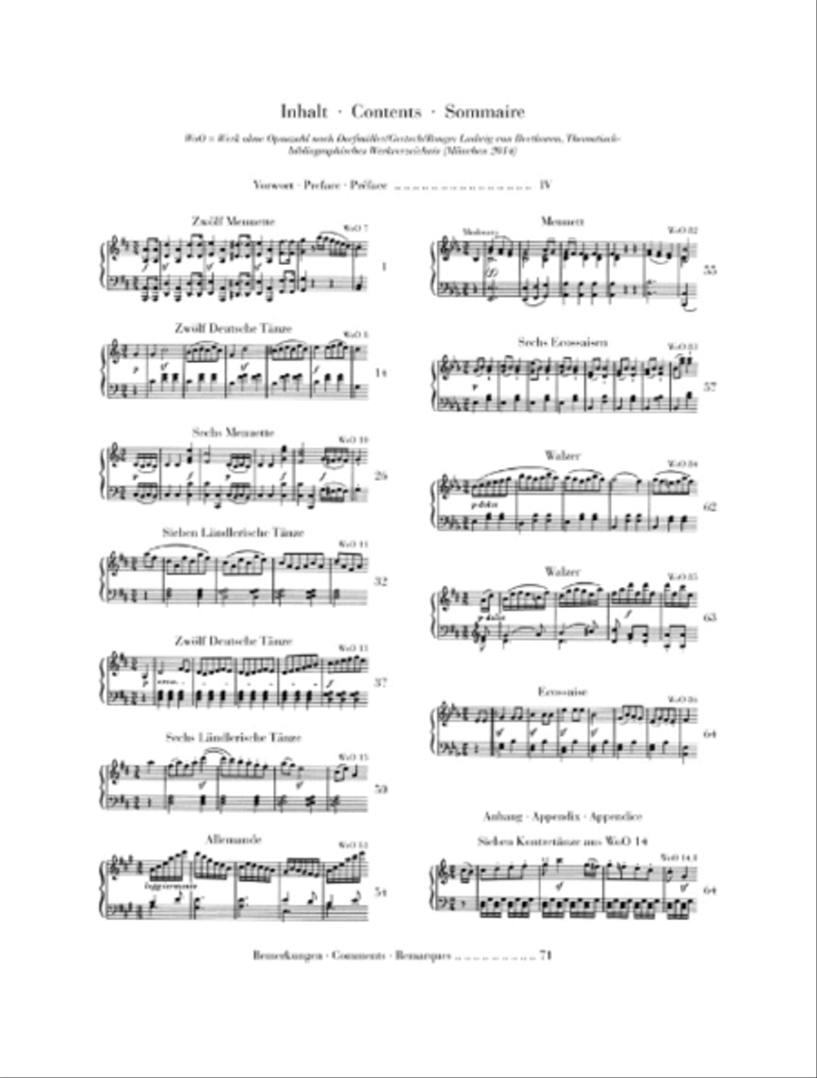 Dances for Piano Piano Solo scores gallery preview page 2