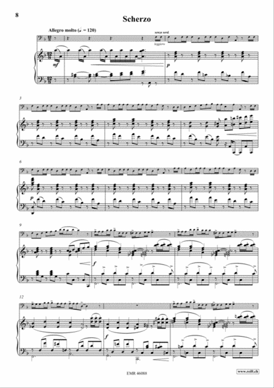 Nocturne & Scherzo Bass Trombone scores gallery preview page 5