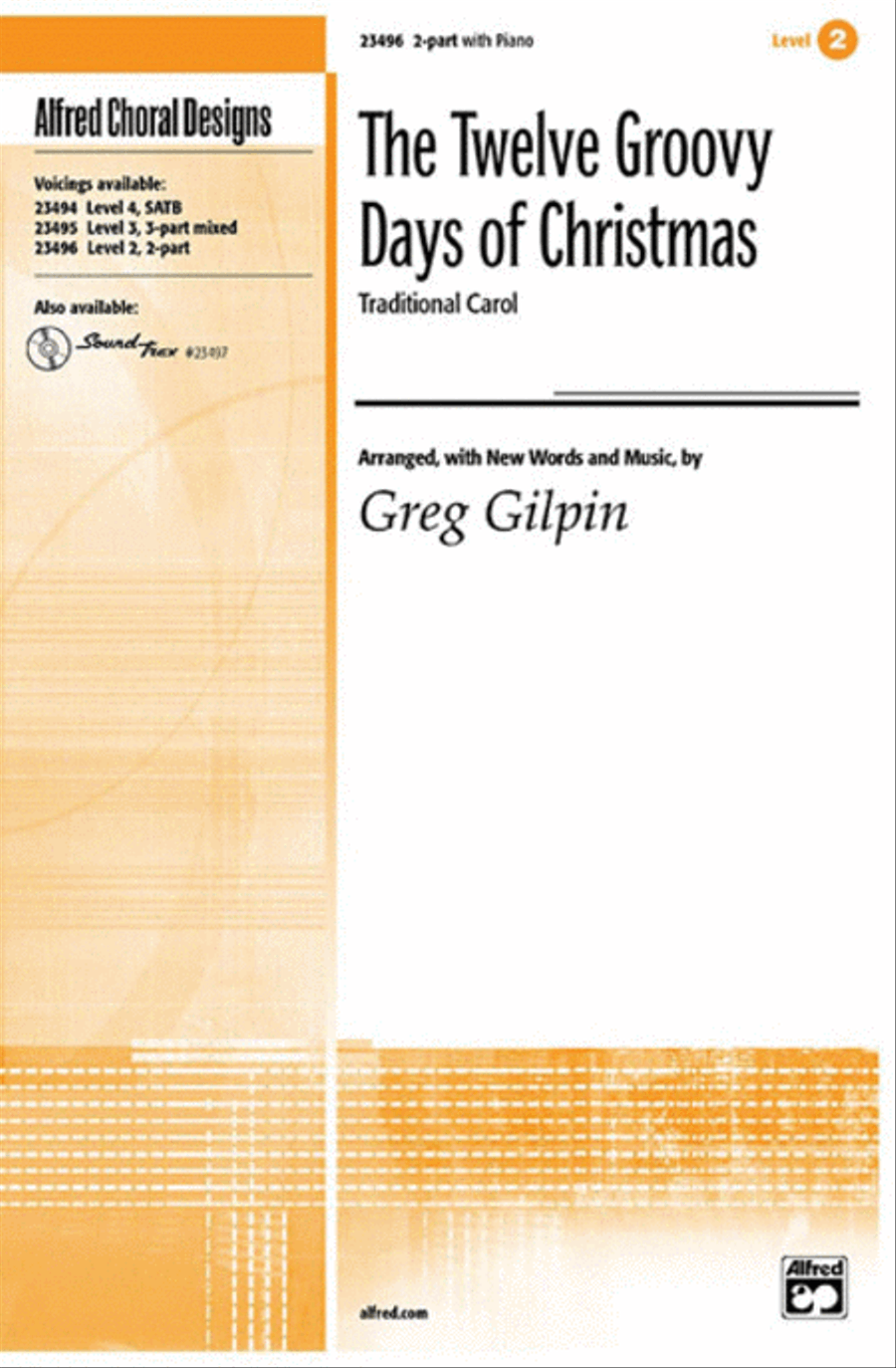 The Twelve Groovy Days of Christmas 2-Part scores gallery preview page 1