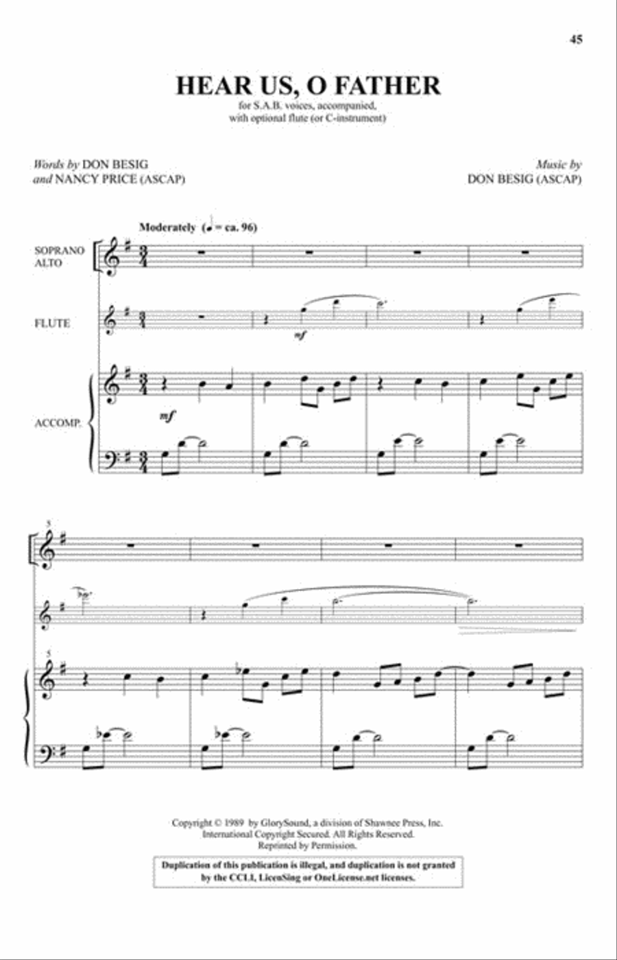 Acoustic Praise (Songs for the Growing Choir) Choir scores gallery preview page 5
