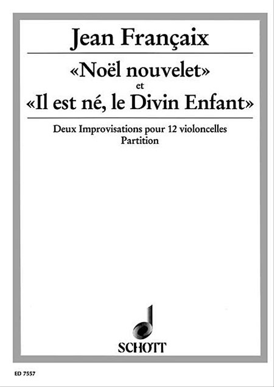 2 Improvisations Cello scores gallery preview page 1