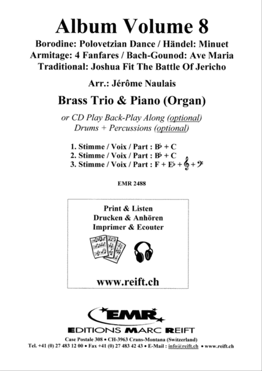 Album Volume 8 Brass Trio scores gallery preview page 2