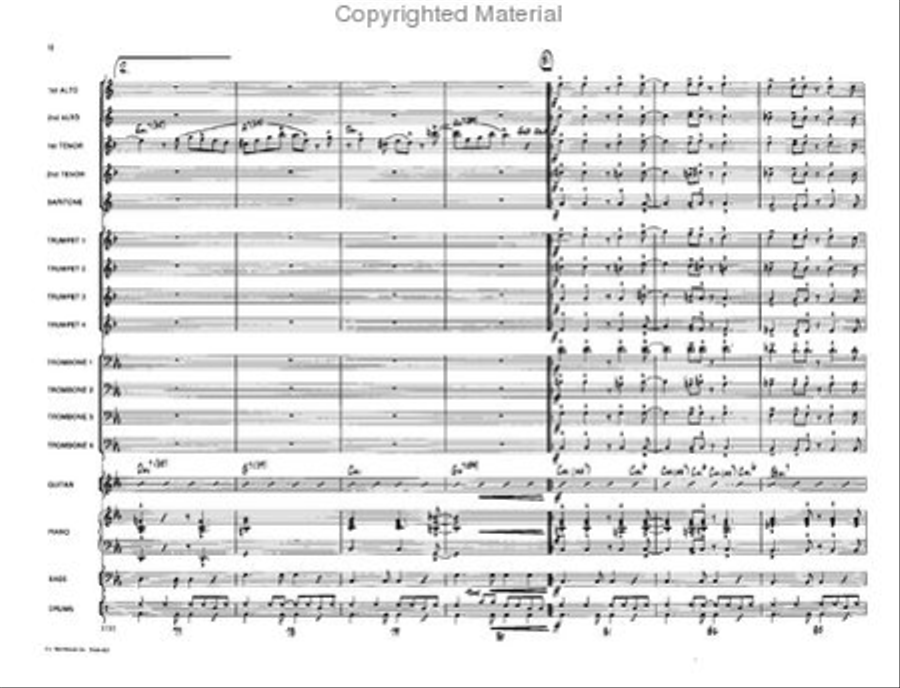 Nada Mas Jazz Ensemble scores gallery preview page 10