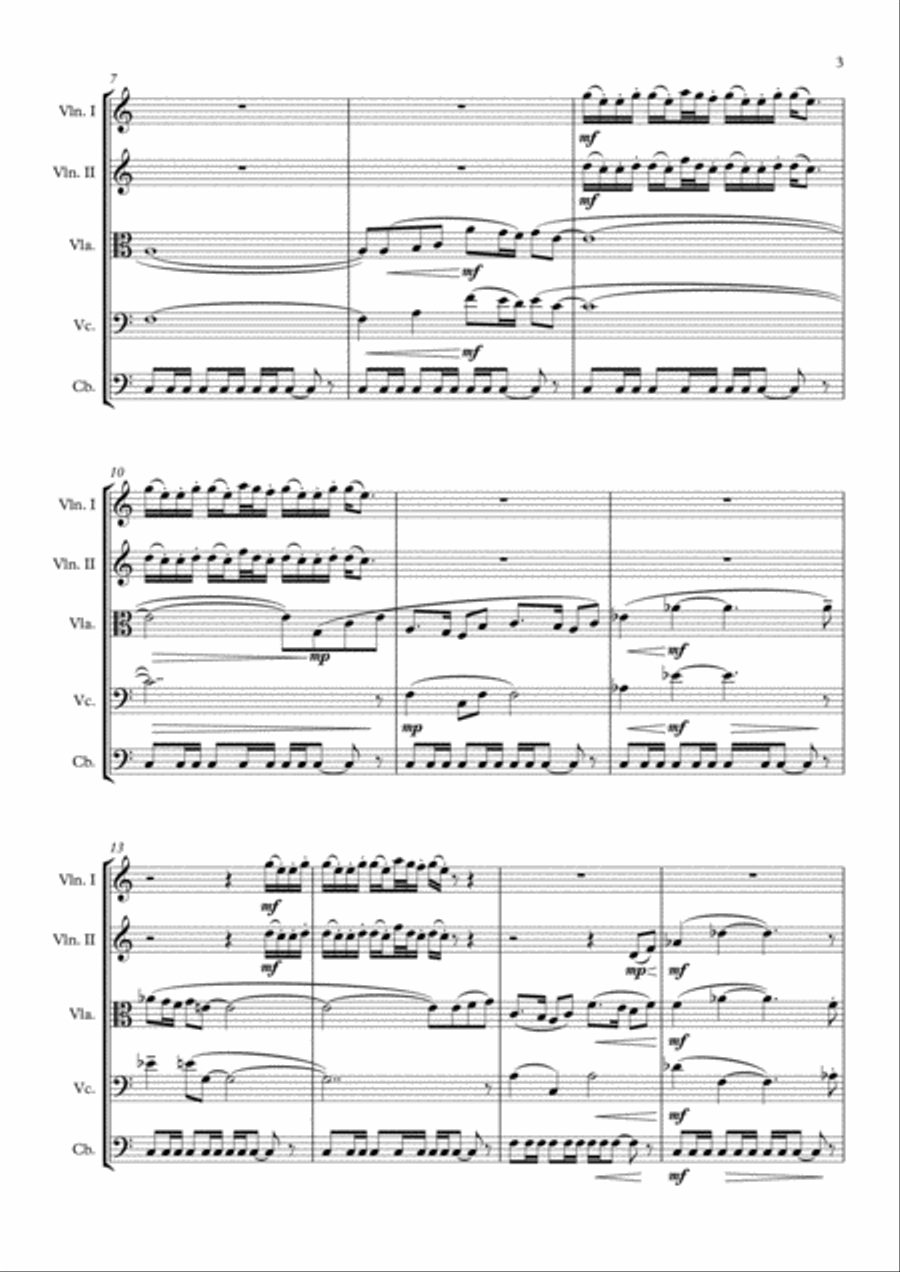 Bugler's Dream (Olympic Fanfare) String Quintet scores gallery preview page 4