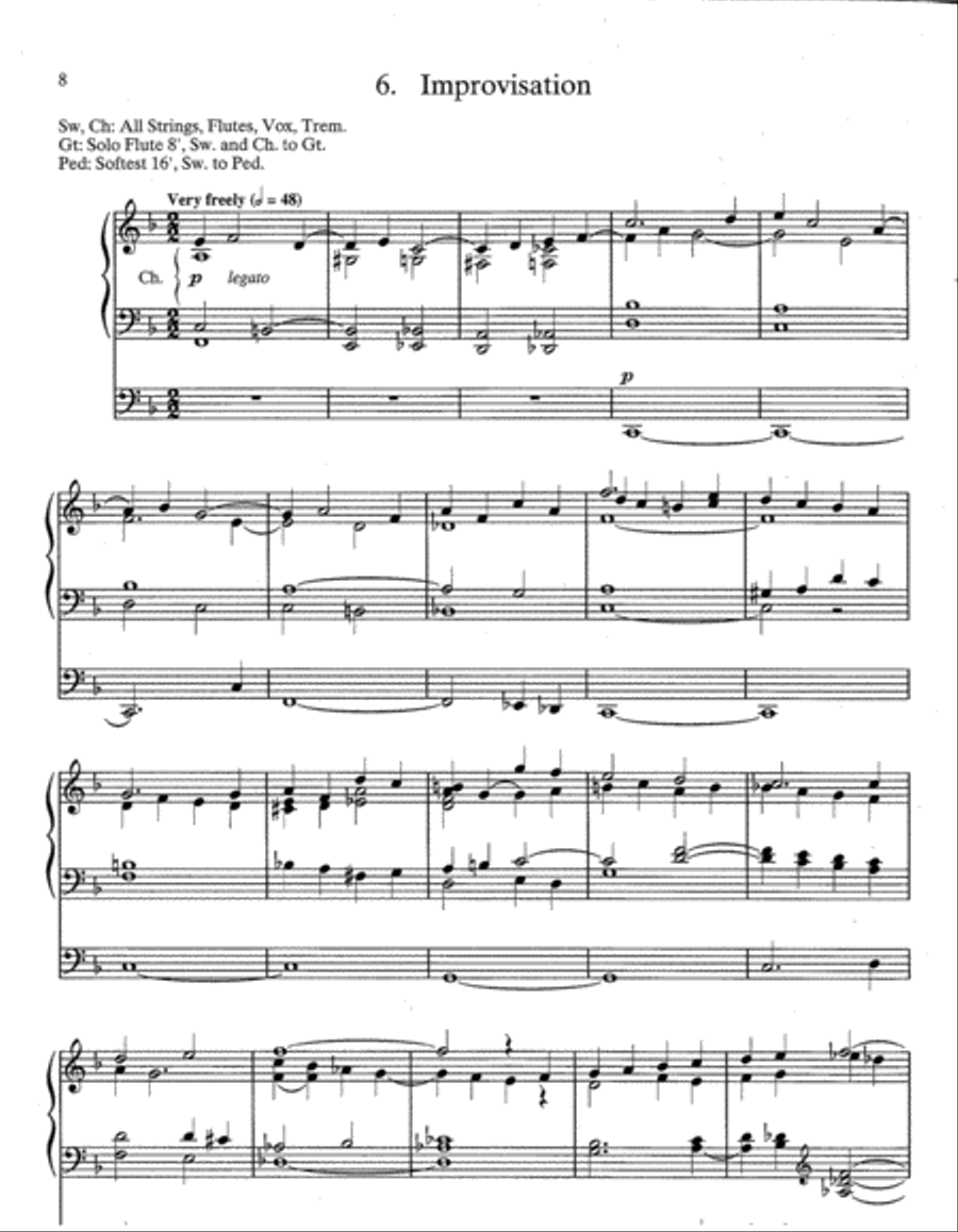 Partita on Darwall's 148th Organ scores gallery preview page 3