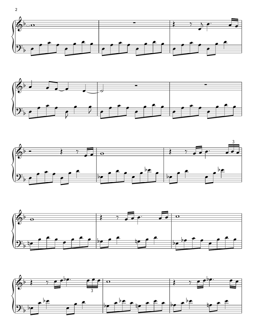 White Sands Piano Solo scores gallery preview page 2