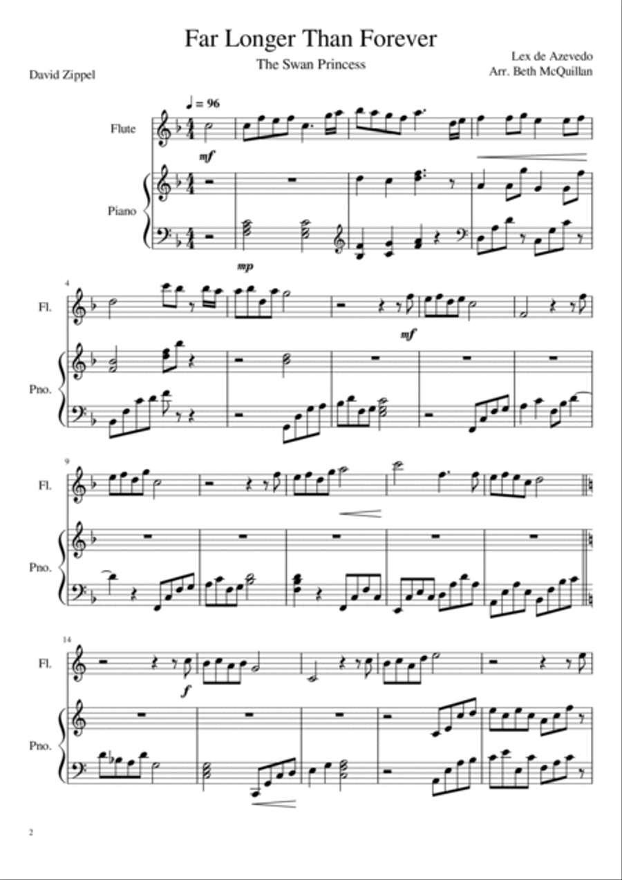 Far Longer Than Forever Flute Solo scores gallery preview page 2
