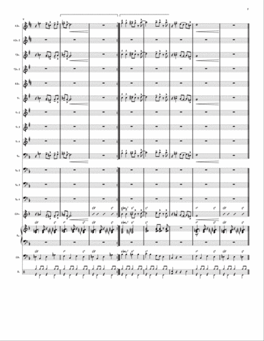 Two Wrongs Don't Make A Right Jazz Ensemble scores gallery preview page 3