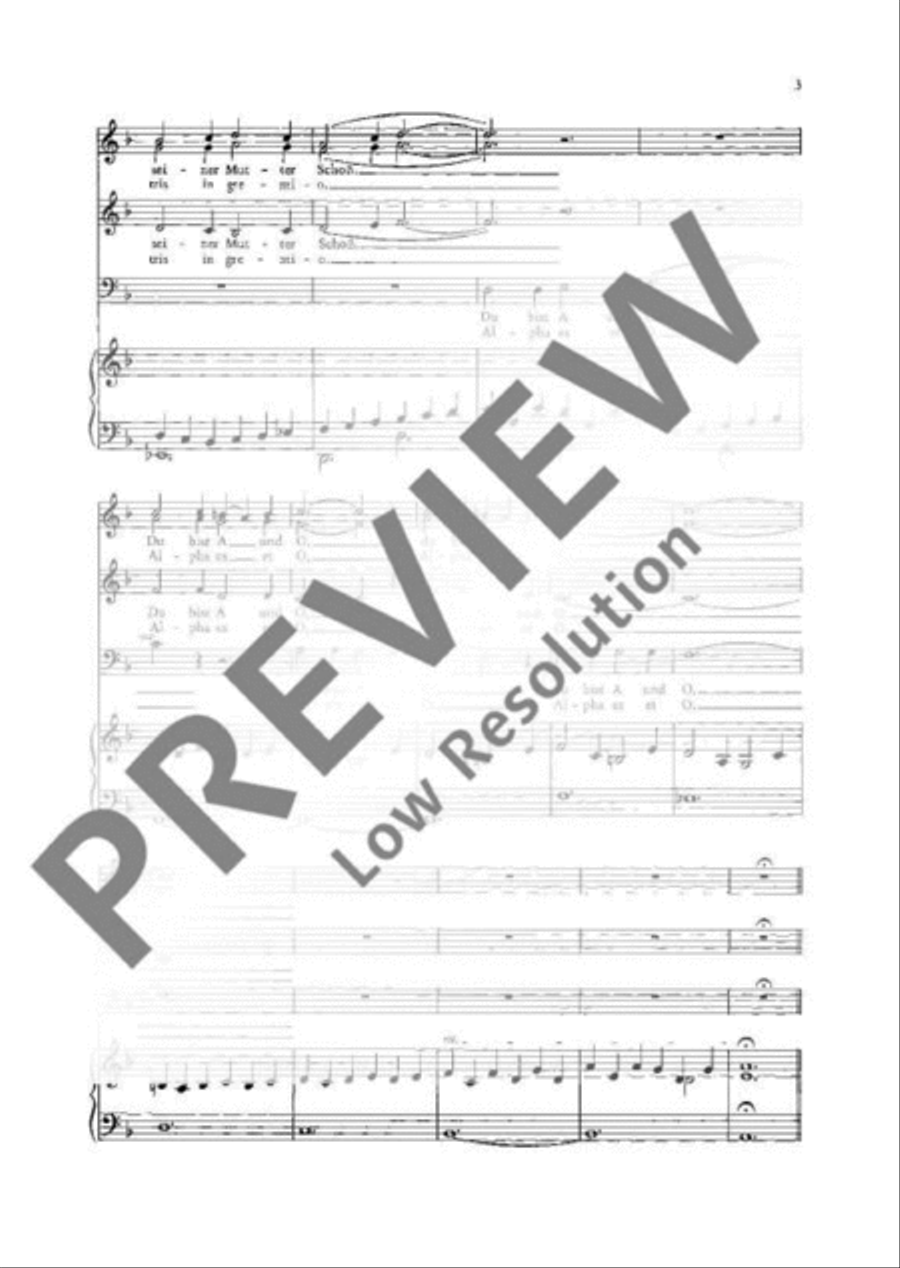 In dulci jubilo / Nun singet und seid froh Mixed Choir scores gallery preview page 4