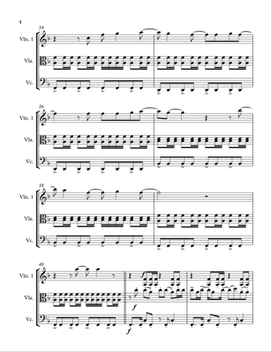 Just The Way You Are String Trio scores gallery preview page 5