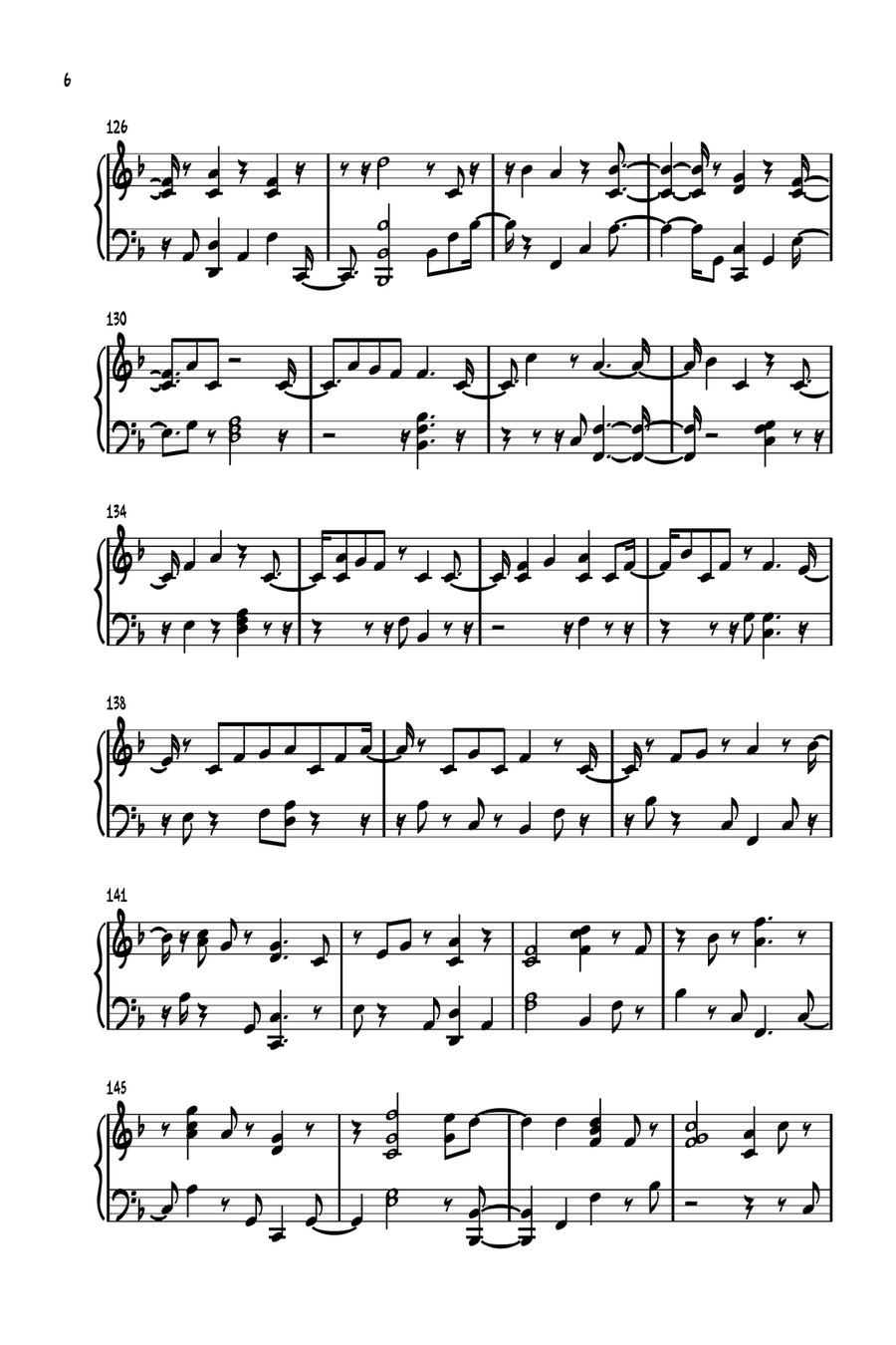 Man Of Sorrows Man Of Sorrows Piano Solo scores gallery preview page 6