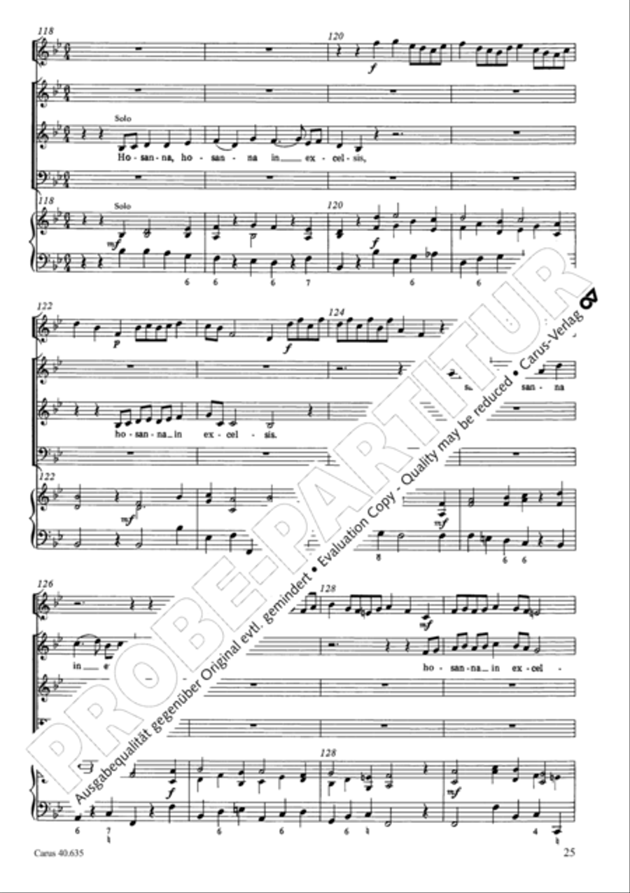 Missa civilis in B Missa civilis in B 3-Part scores gallery preview page 34