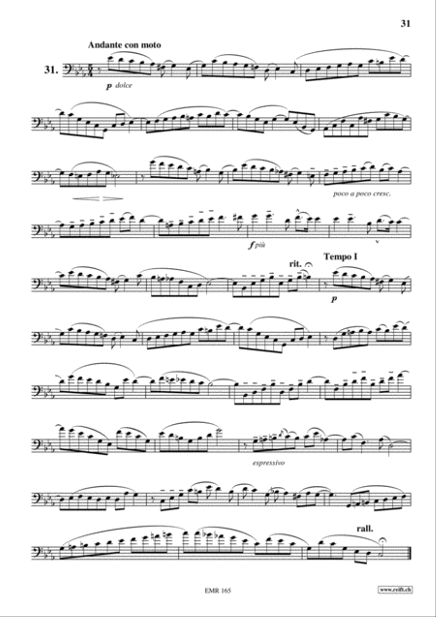 70 Studies Euphonium scores gallery preview page 11