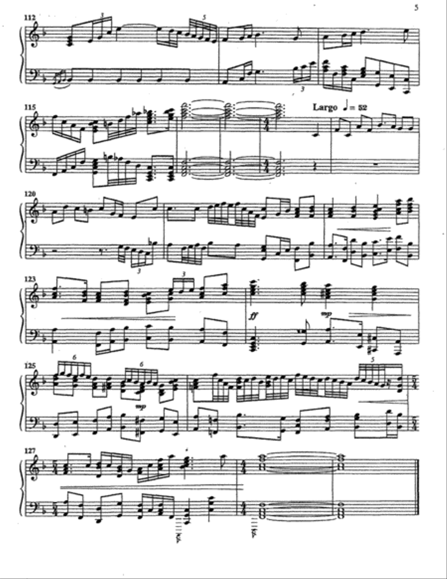 Brown Piano Suite #1 Brown Piano Suite #1 Piano Solo scores gallery preview page 5