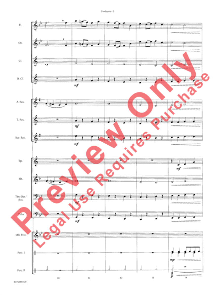 Spectrum Concert Band scores gallery preview page 6