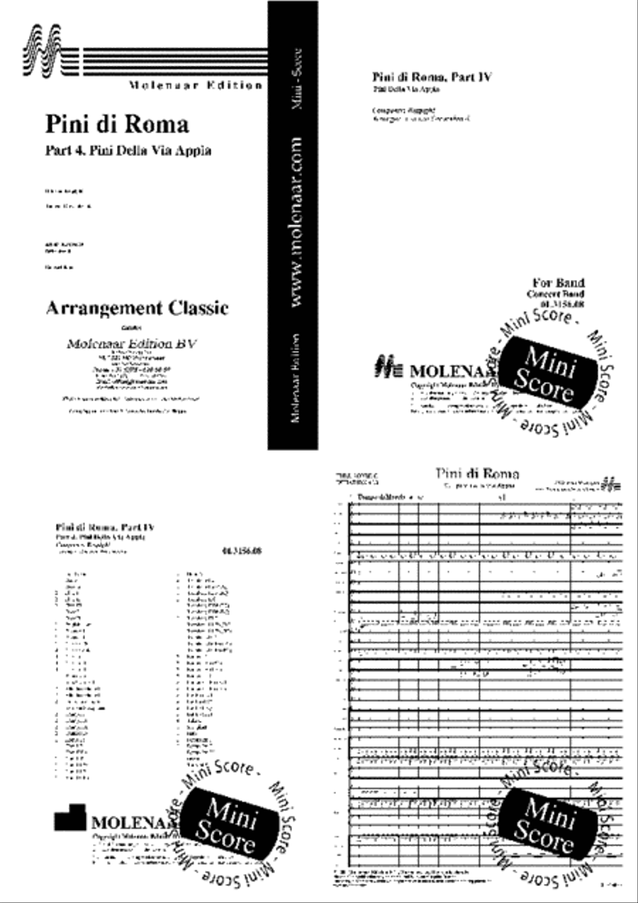 Pini di Roma Pini di Roma Concert Band scores gallery preview page 2
