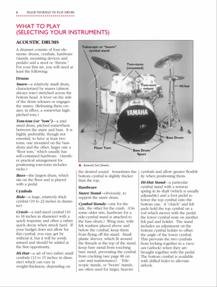 Alfred's Teach Yourself to Play Drums Drum Set scores gallery preview page 2