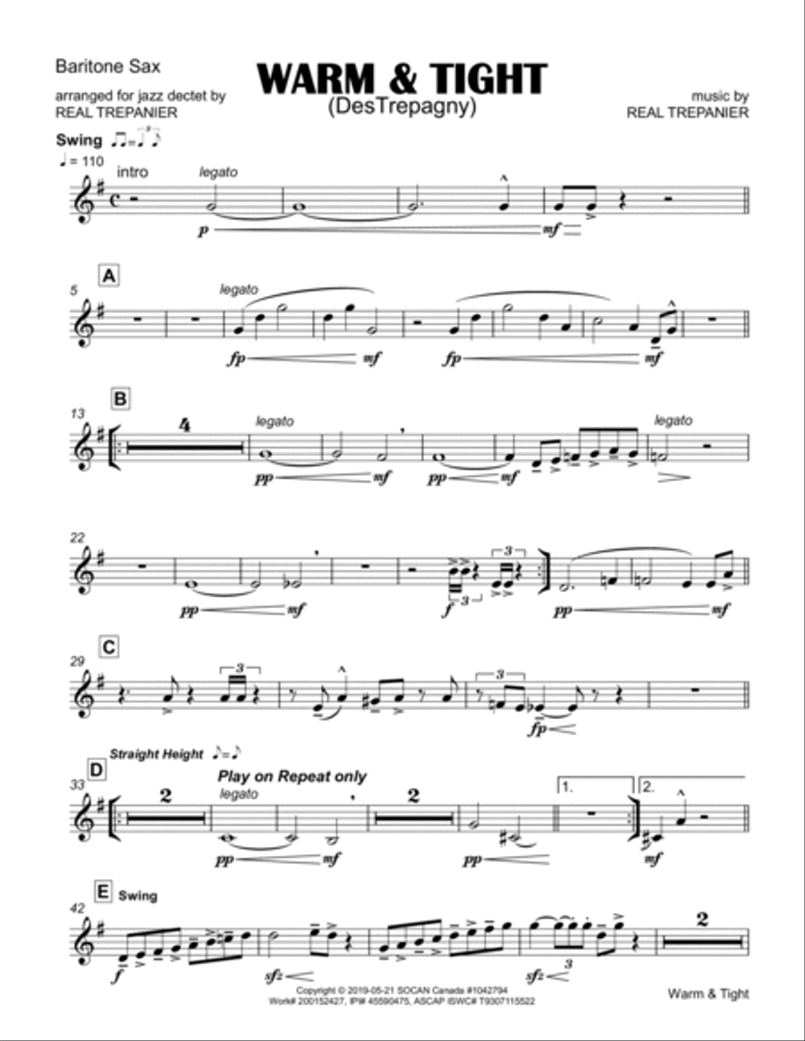 Warm & Tight Jazz Ensemble scores gallery preview page 6