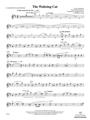 The Waltzing Cat: E-flat Baritone Saxophone