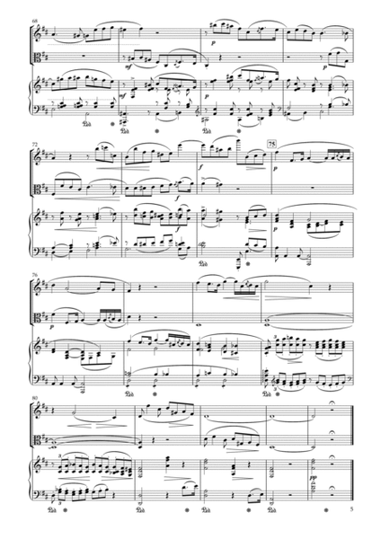 "Andante con moto" from Piano Trio, Op.1 for Violin, Viola & Piano image number null