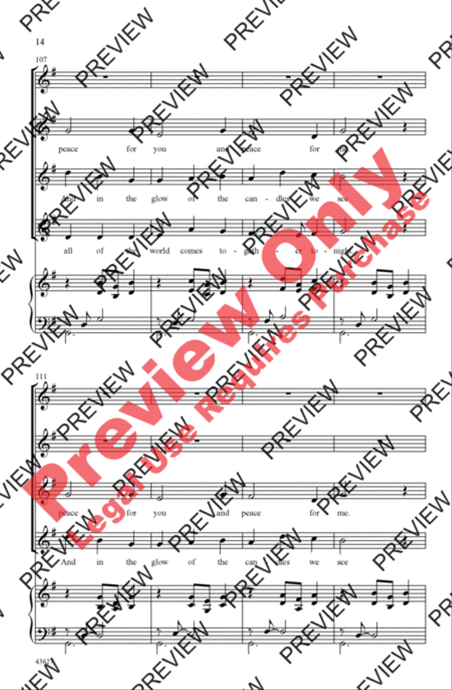 Candlelight Canon 2-Part scores gallery preview page 13