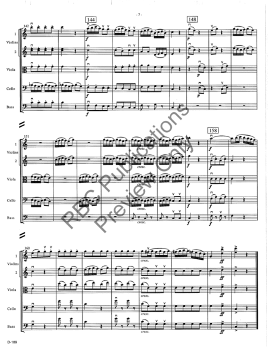 Rondo Quartet #72 (Score) String Orchestra scores gallery preview page 10