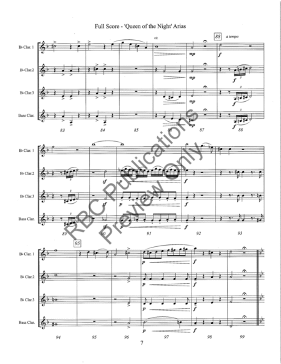 The Queen Of The Night Arias Voice Solo scores gallery preview page 9