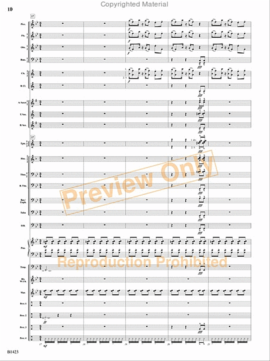 Dakota Fanfare Concert Band scores gallery preview page 9