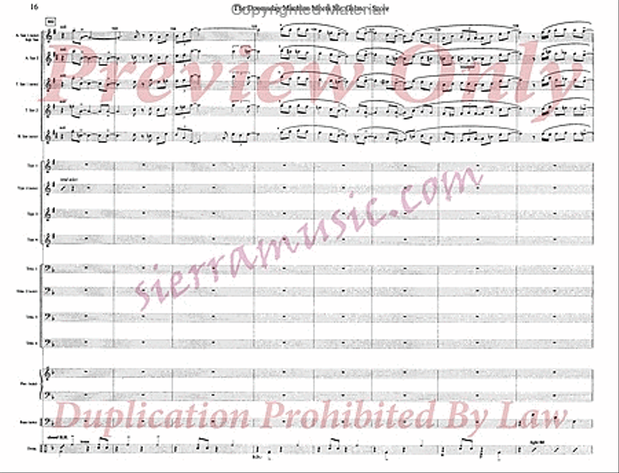 The Doomsday Machine Meets Mr. Gelato Jazz Ensemble scores gallery preview page 17