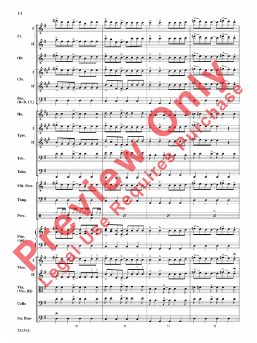 Born This Way Full Orchestra scores gallery preview page 15
