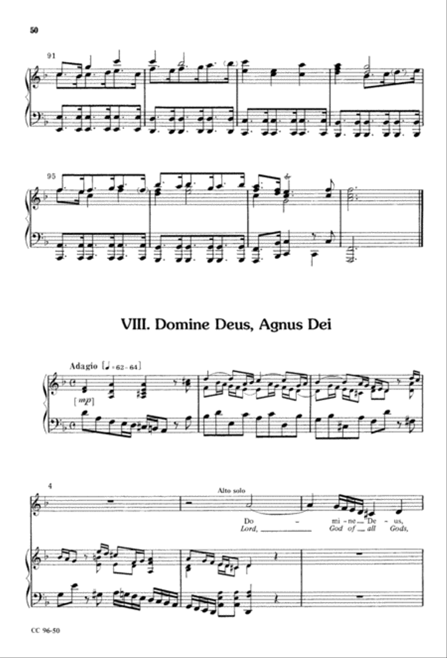 Gloria 4-Part scores gallery preview page 51