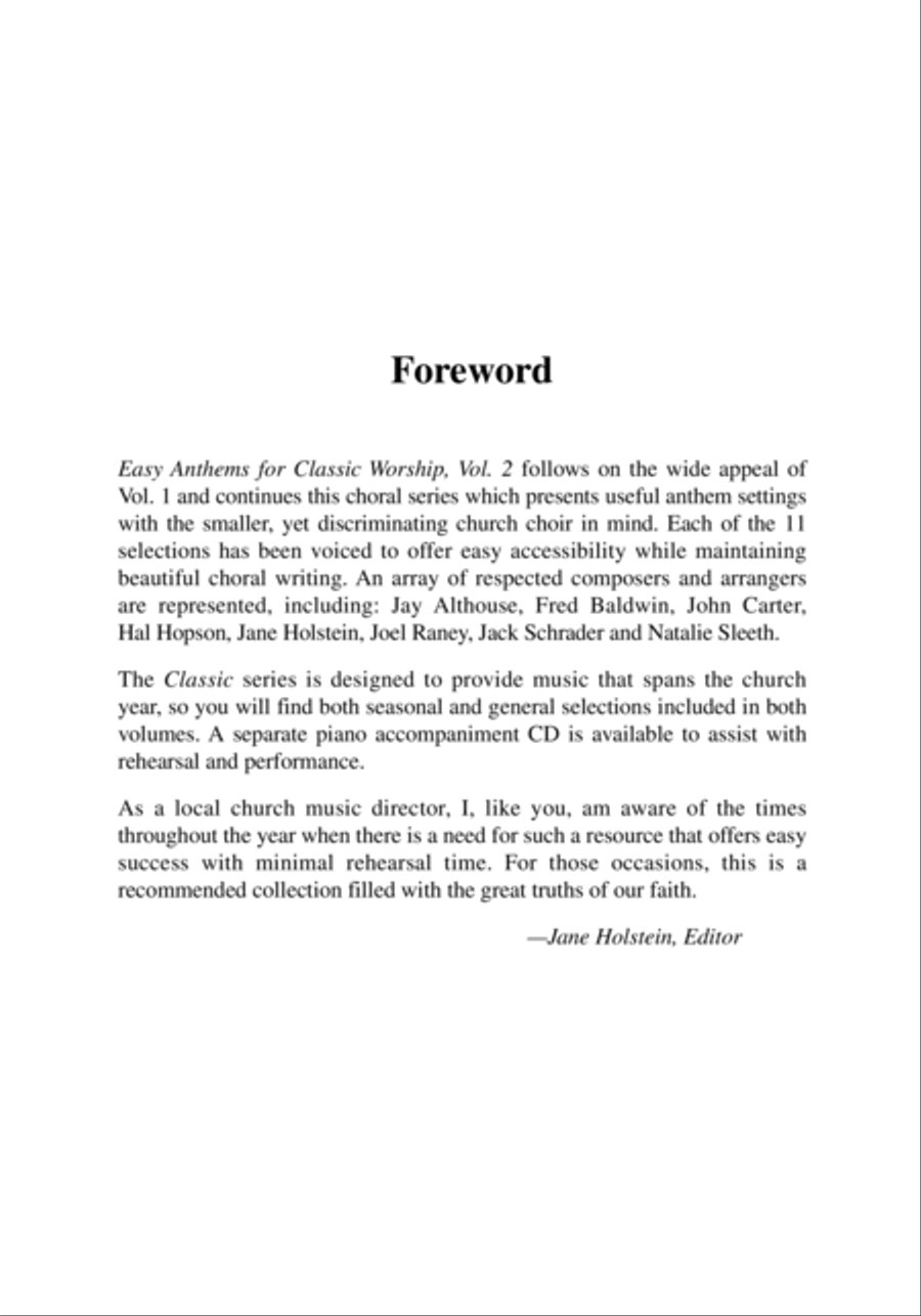 Easy Anthems, Vol. 2 3-Part scores gallery preview page 2