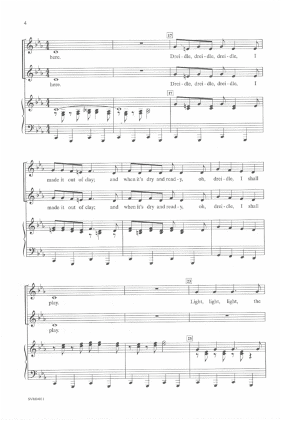 Celebrating Hanukkah 2-Part scores gallery preview page 4