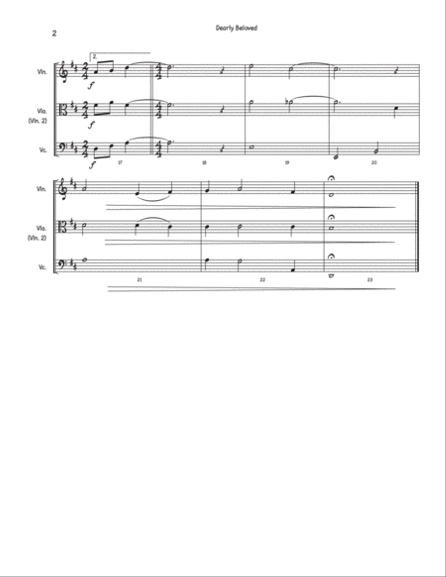 Dearly Beloved String Trio scores gallery preview page 2