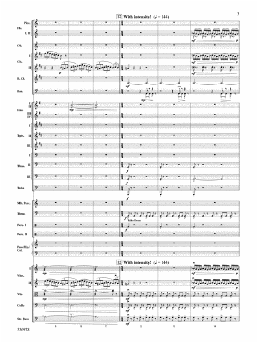 Harry Potter and the Half-Blood Prince, Concert Suite from Full Orchestra scores gallery preview page 3