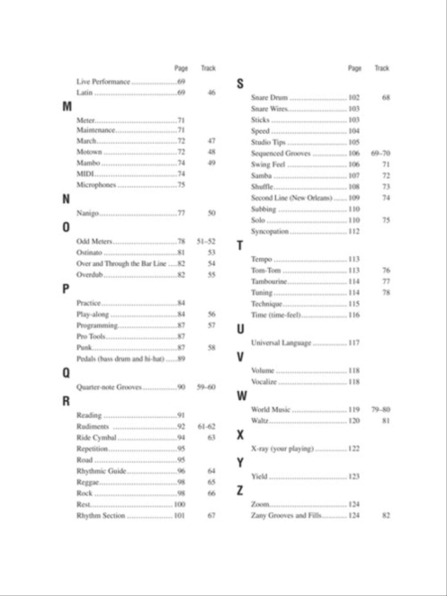 Drum Dictionary Drum Dictionary Percussion scores gallery preview page 3